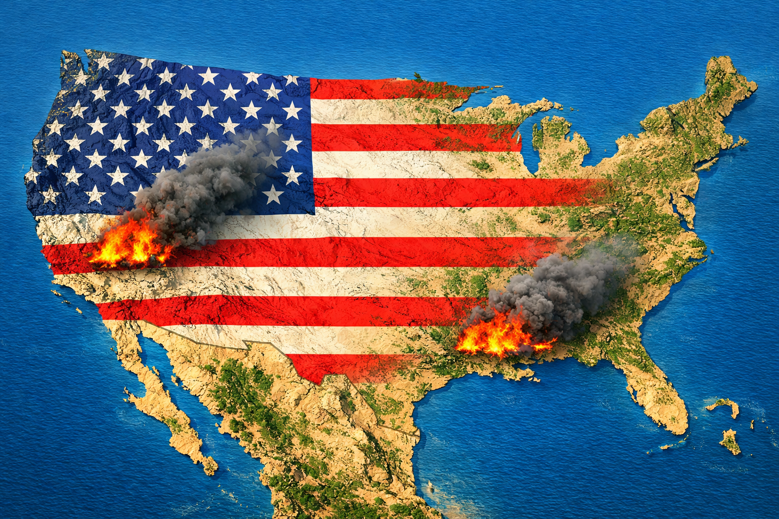 Gdzie jest pożar Kalifornia 2026 USA