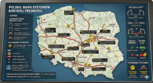 Aktualna mapa OPP – odcinkowy pomiar prędkości w Polsce 2026 1778224607235