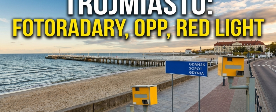 Fotoradar w Trójmieście? Wielka mapa fotoradarów, OPP i Red Light