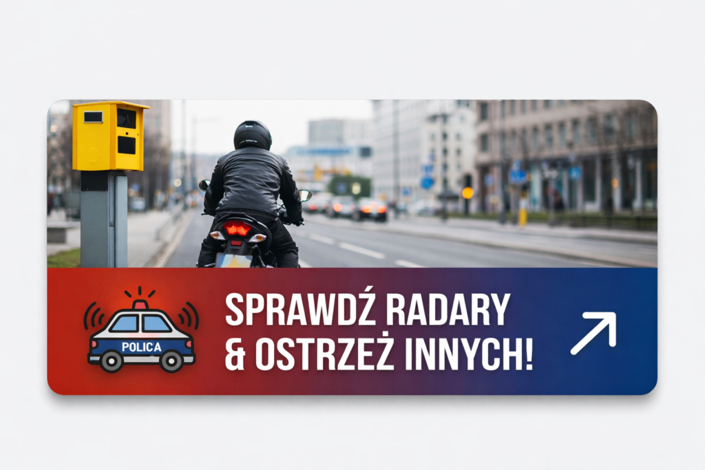 Sprawdź aktualne alerty o kontrolach drogowych i dowiedz się, gdzie na Twojej trasie stoją nowe fotoradary, kamery Red Light oraz mobilne patrole policji.
