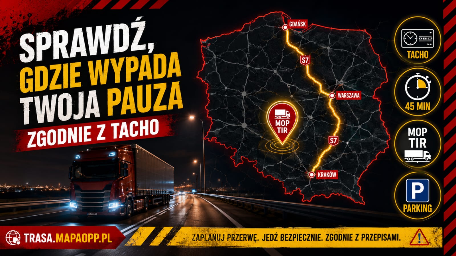 S6 Ekspresowo wzdłuż wybrzeża. www.trasa.mapaopp.pl