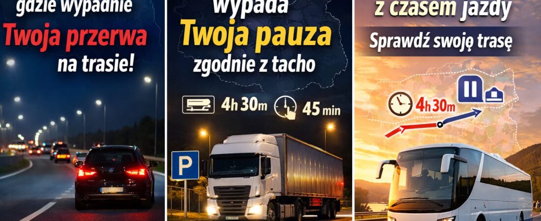 Bezpieczna trasa TIR 2026 – przepis 561, tachograf i planer przerw dla kierowców zawodowych