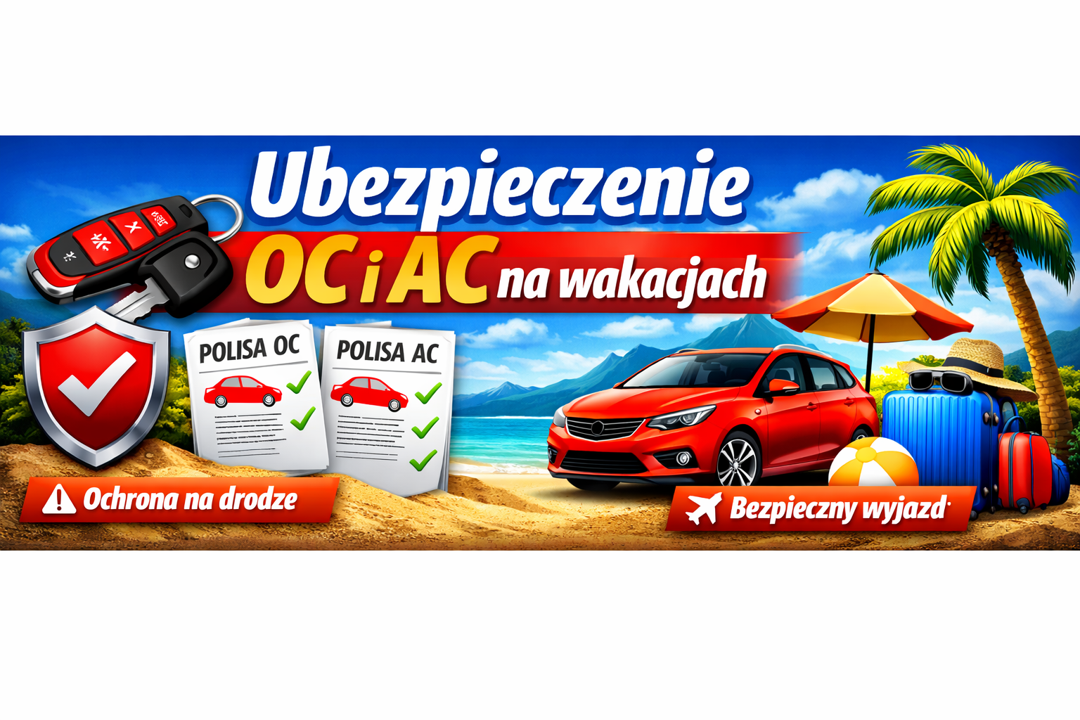 Ubezpieczenie na wakacje – czy można dokupić AC i Assistance na 7-14 dni? [2026]