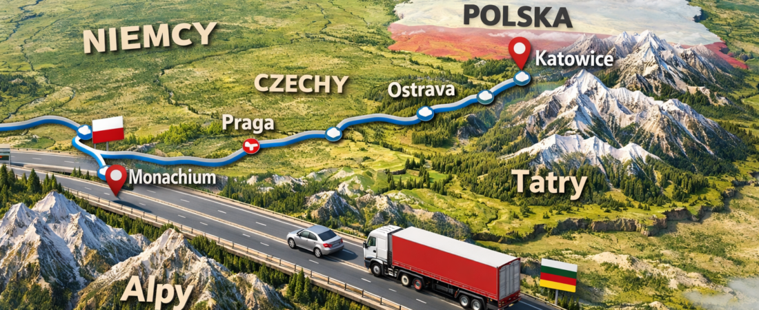 Trasa do Monachium z Polski 2026 – A4, fotoradary przez Czechy i dojazd busem