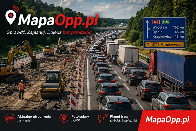 Kiedy będzie remont A4 od Wrocławia? Odcinkowe pomiary prędkości, kierunek Zgorzelec i Olszyna [MAPA I HARMONOGRAM]