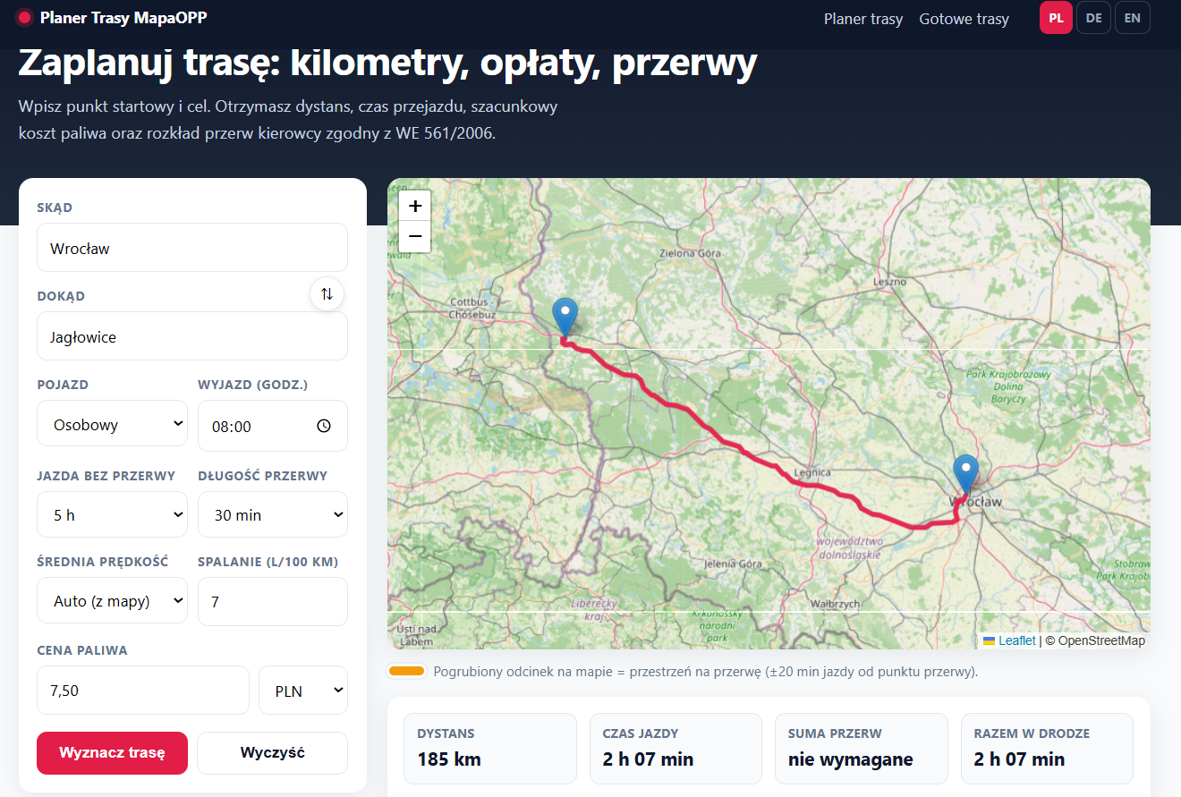 Planer Trasy MapaOPP: Jak zaplanować bezpieczną podróż po Polsce i Europie?