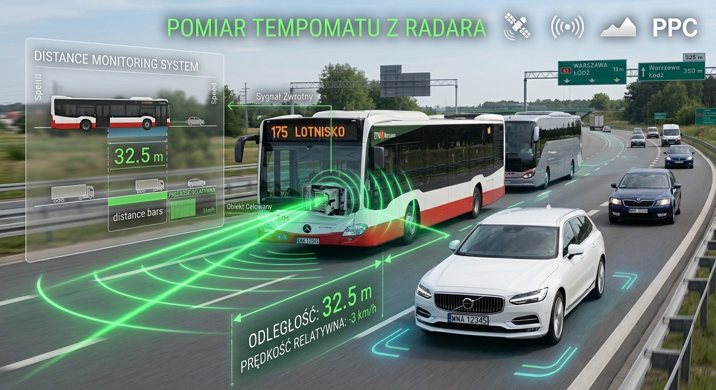Tempomat w ciężarówce – jak działa system przewidujący? Ciężarówka może jechać sama?