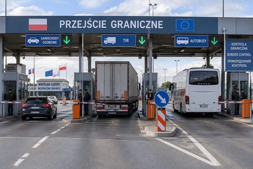 Granica z Niemcami – przejścia dla TIR i limity